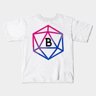 Bi Pride Flag Dice Kids T-Shirt